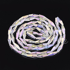 Electroplated Glass Beads Strands&nbsp;EGLA-S174-06J