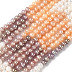 Natural Cultured Freshwater Pearl Beads Strands&nbsp;PEAR-C004-10