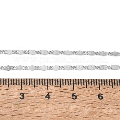 2MM 304 Stainless Steel Oval Link Chain Necklaces&nbsp;NJEW-D328-02P