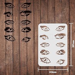 Large Plastic Reusable Drawing Painting Stencils Templates&nbsp;DIY-WH0202-095