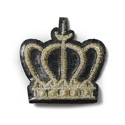 Crown Pattern Computerized Embroidery Cloth Iron On/Sew On Patches&nbsp;PATC-WH0010-11B