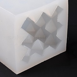 Faceted Rhombus-shaped Cube Food Grade Silicone Molds&nbsp;DIY-D097-09