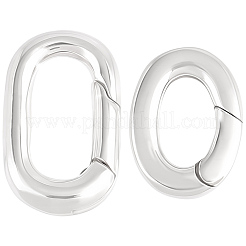 925 Sterling Silver Spring Gate Rings&nbsp;STER-BBC0009-27