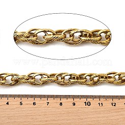 Ion Plating(IP) 304 Stainless Steel Textured Oval Link Chains&nbsp;CHS-V001-01G