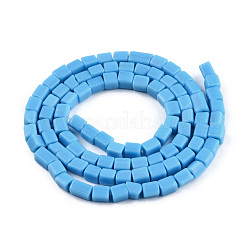 Opaque Spray Painted Glass Bead Strands&nbsp;GLAA-N047-08-A02