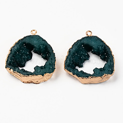 Druzy Resin Pendants&nbsp;RESI-R428-024