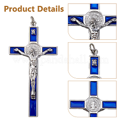 Zinc Alloy Enamel Big Pendants&nbsp;PALLOY-WH0816-047P-A