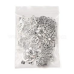 30Pcs 15 Styles Tibetan Style Alloy Links Connector Charms&nbsp;TIBE-FS0003-33