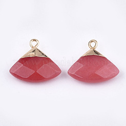 Electroplate Natural Mixed Stone Pendants&nbsp;G-T112-04-M