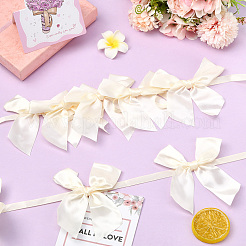 2Pcs Cloth Bowknot Hanging Banner for Christmas Tree Decoration&nbsp;AJEW-SP0002-82B