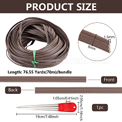 1Bundle Plastic Wicker Strips&nbsp;AJEW-BC0010-22A