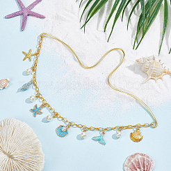 Alloy Enamel Pendant Decorations&nbsp;HJEW-BM00058
