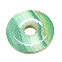 Natural Striped Agate/Banded Agate Pendants&nbsp;G-S294-14-30mm