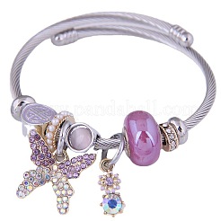 Adjustable Stainless Steel European Bangles&nbsp;FS-WG548C4-01