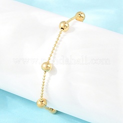304 Stainless Steel Satellite Chain Bracelets&nbsp;BJEW-D458-01G