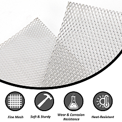 2Pcs 2 Styles Universal Car Grill Mesh&nbsp;AJEW-NB0005-80A