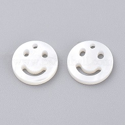 Natural White Shell Mother of Pearl Shell Charms&nbsp;LS-SSHEL-L018-002