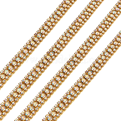 Zinc Alloy Rhinestone Strass Chains&nbsp;FIND-FW0001-31G