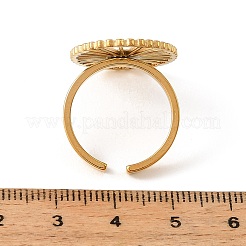 304 Stainless Steel Cuff Open Rings&nbsp;RJEW-T037-02G