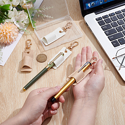 4Pcs 2 Colors PU Leather Pen Clip Case&nbsp;AJEW-UN0002-72