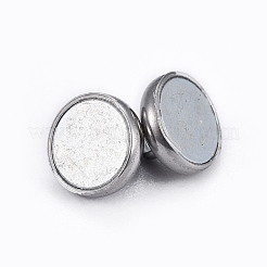 Tarnish Resistant 304 Stainless Steel Magnetic Clasps with Loops&nbsp;X-STAS-P206-03P