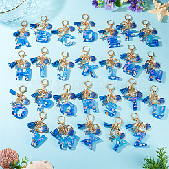 Star Resin & Shell Keychains&nbsp;KEYC-TAC00087-01X