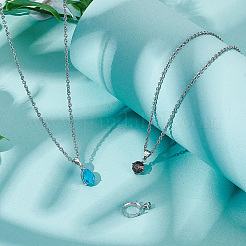3Pcs 3 Styles 925 Sterling Silver Pendant Connector Settings&nbsp;STER-NB0001-17