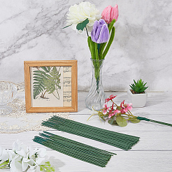 100Pcs 2 Styles Iron Stalk Flower Rod&nbsp;AJEW-SP0003-74