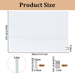 Heat Transfer Tempered Glass Cutting Board&nbsp;DIY-WH0349-389A