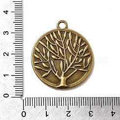 Tibetan Style Pendant Cabochon Settings&nbsp;TIBEP-K020-06AB-NF