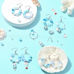 Acrylic Bead DIY Earring Making Kits&nbsp;DIY-FS0006-67B