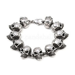 Halloween 304 Stainless Steel Link Chain Bracelets&nbsp;BJEW-D379-20C-AS