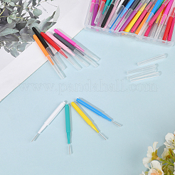 60Pcs 12 Colors Plastic Cleaning Brushes&nbsp;AJEW-CN0004-01