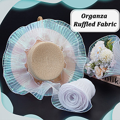 1Pc Polyester Pleated Lace Trim&nbsp;OCOR-GA0002-67A