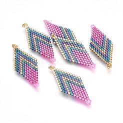 MIYUKI & TOHO Handmade Japanese Seed Beads Links&nbsp;SEED-E004-B21