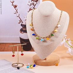 20Pcs 10 Colors Resin Imitation Jade Rondelle Charms&nbsp;FIND-TA0004-62
