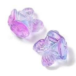 Transparent Spray Paint Glass Beads&nbsp;GLAA-Z011-06B