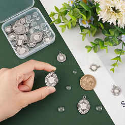 DIY Blank Photo Pendant Making Kit&nbsp;DIY-UN0004-17