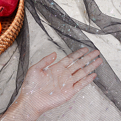 1Pc Star Pattern Nylon Mesh Fabric&nbsp;DIY-ME0002-31