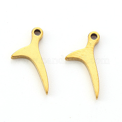 PVD Vacuum Plating 304 Stainless Steel Charms&nbsp;LS-STAS-N092-28G