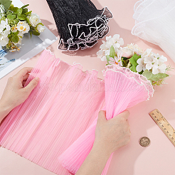 3Pcs 3 Colors Polyester Flower Bouquet Wrapping Mesh Paper&nbsp;ORIB-BC0001-10
