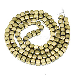 Electroplate Non-magnetic Synthetic Hematite Beads Strands&nbsp;G-S352-59B-01