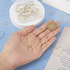 40Pcs 16 Style Alloy Linking Rings&nbsp;FIND-PJ0001-27