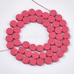 Spray Painted Non-magnetic Synthetic Hematite Beads Strands&nbsp;G-T116-24-12