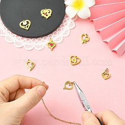 8Pcs 8 Styles 304 Stainless Steel Pendants&nbsp;STAS-CJ0003-44