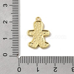 Christmas Brass Enamel Pendants&nbsp;KK-L258-05G-B02