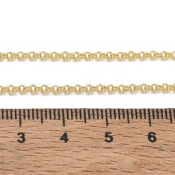2MM Brass Double Link Chain Necklaces for Women&nbsp;KK-CBA2293-18G