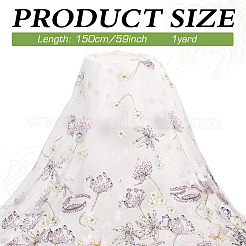 3D Flower Organgza Polyester Embroidery Ornament Accessories&nbsp;DIY-WH0632-47A