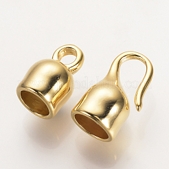 Brass Hook Clasps&nbsp;KK-Q735-215G