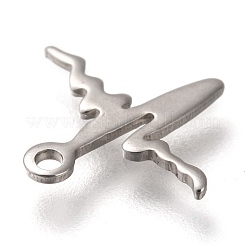 Non-Tarnish 304 Stainless Steel Pendants&nbsp;STAS-P266-09P